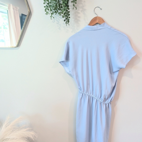 Trina Turk Light Blue Asymmetrical Dress Medium - Picture 5 of 7